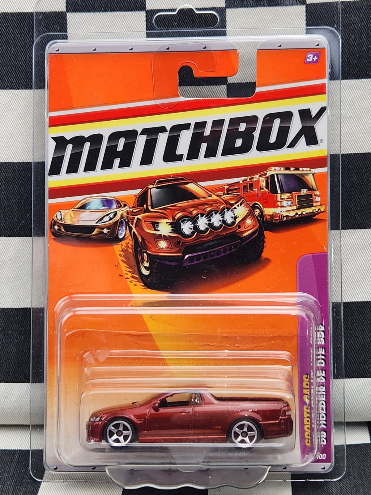 Matchbox CUSTOM 08 Holden VE Ute SSV HSV Red Wine /Maroon