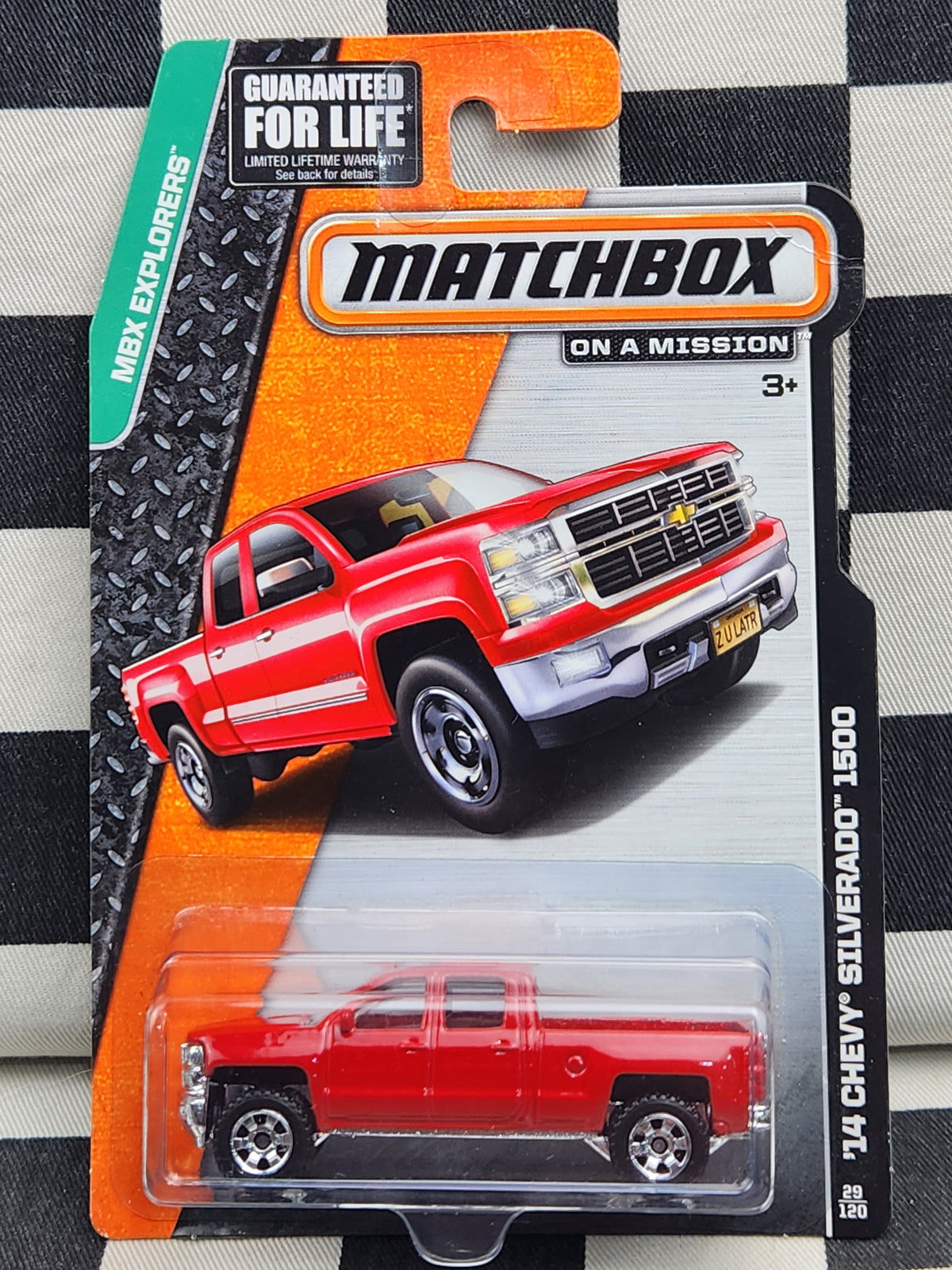 Matchbox Explorers 14 Chevy Silverado 1500 Pickup Truck Red