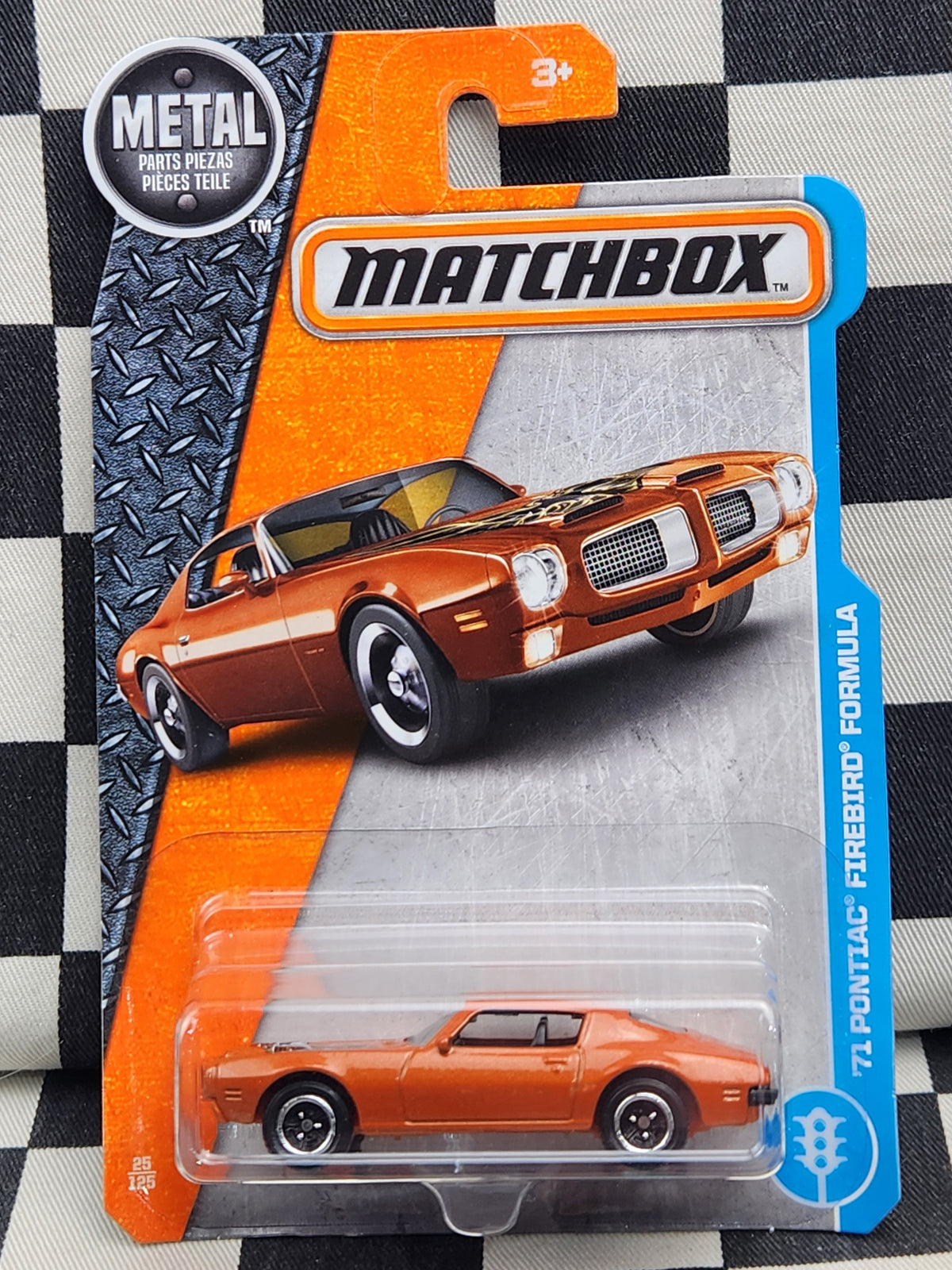Matchbox Adventure City 71 Pontiac Firebird Formula Orange