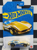 Hot Wheels 58th Anniversary Blue And Gold CHASE Corvette Stingray