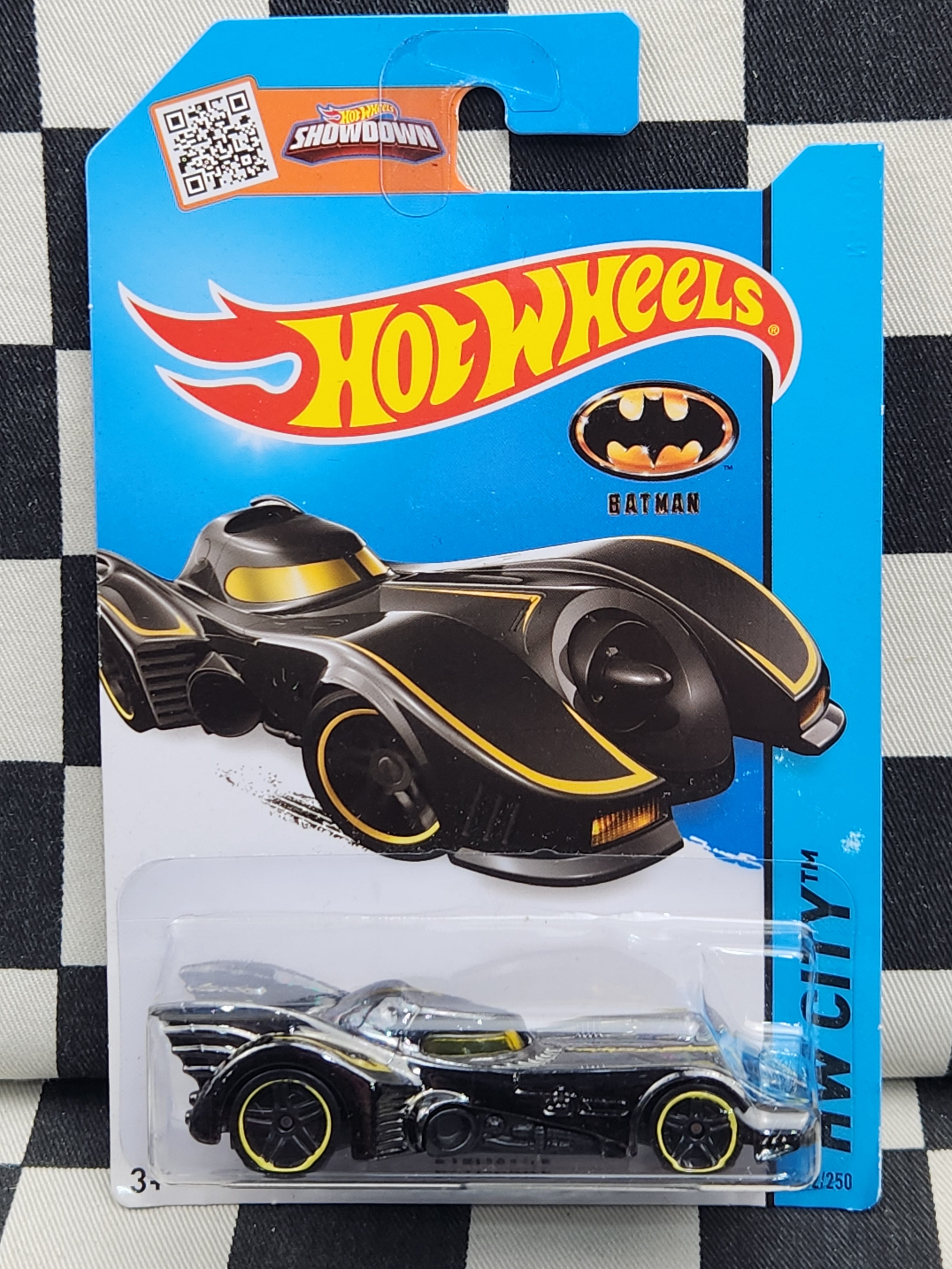 Hot Wheels 2014 City Batman Batmobile BLACK CHROME VHTF