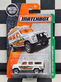 Matchbox Explorers Land Rover Defender 110 White