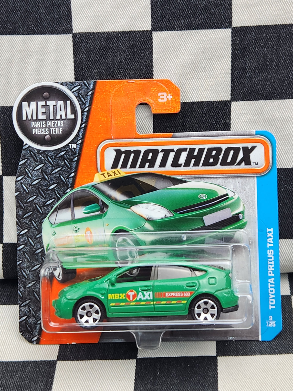 Matchbox Toyota Prius Taxi Green SC