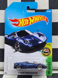 Hot Wheels 2018 Exotics 17 Pagani Huayra Roadster Blue