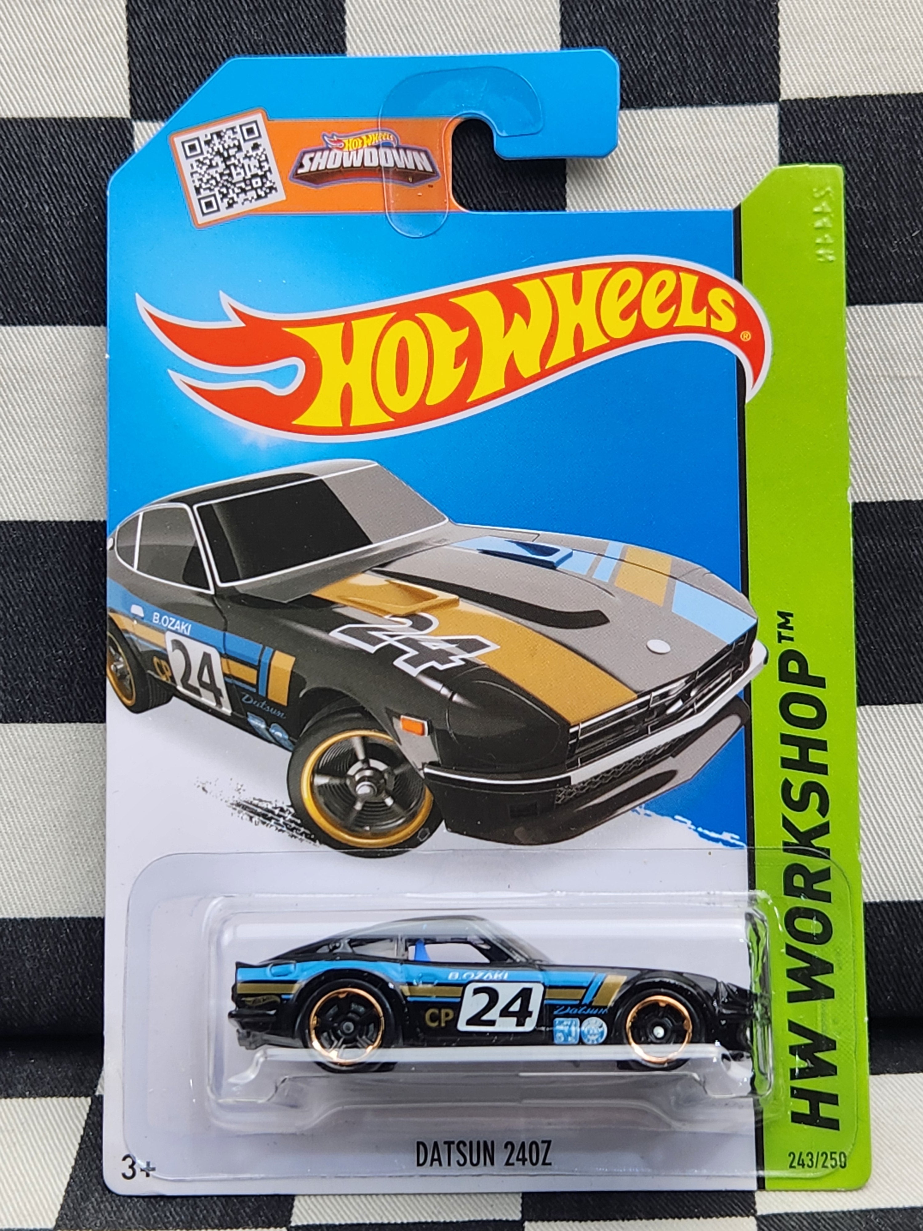 Hot Wheels 2014 Workshop Datsun 240Z Black