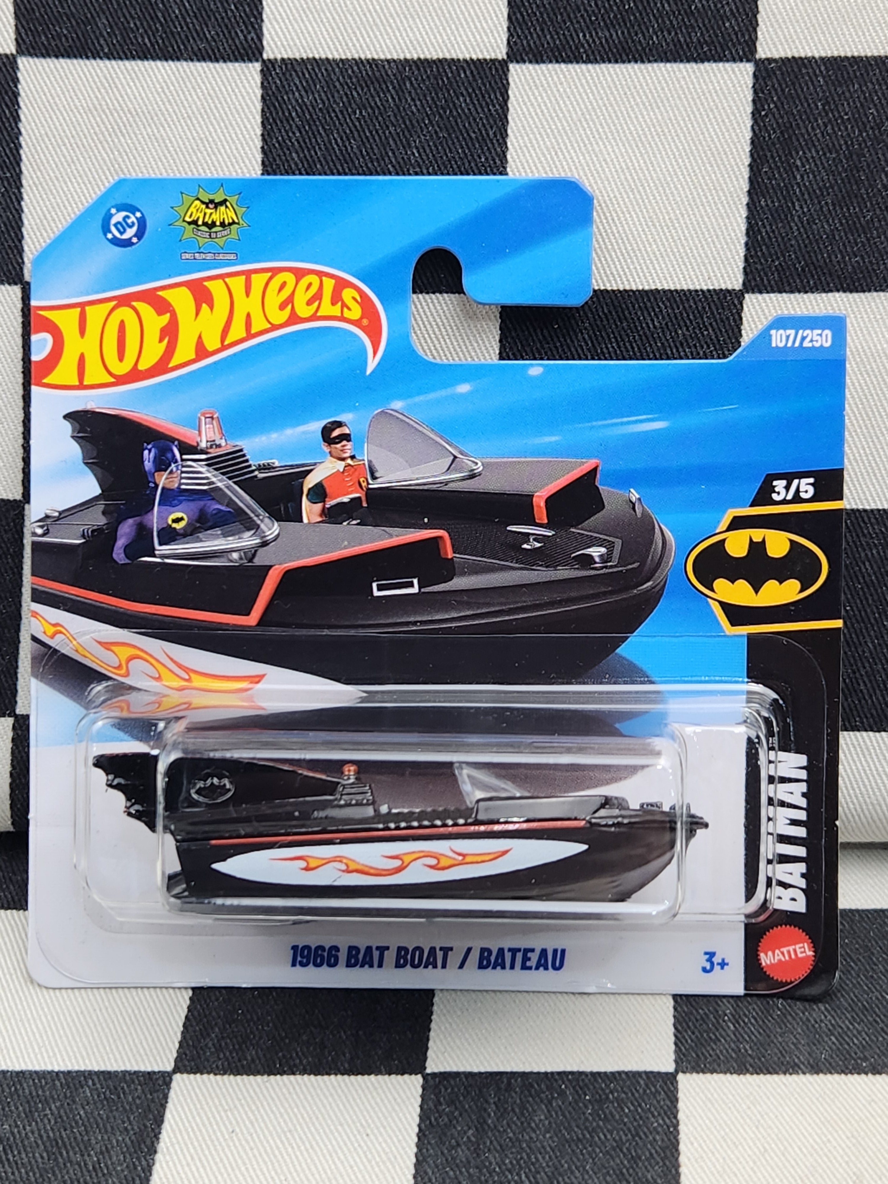 Hot Wheels 2026 Batman 1966 Bat Boat Black SC