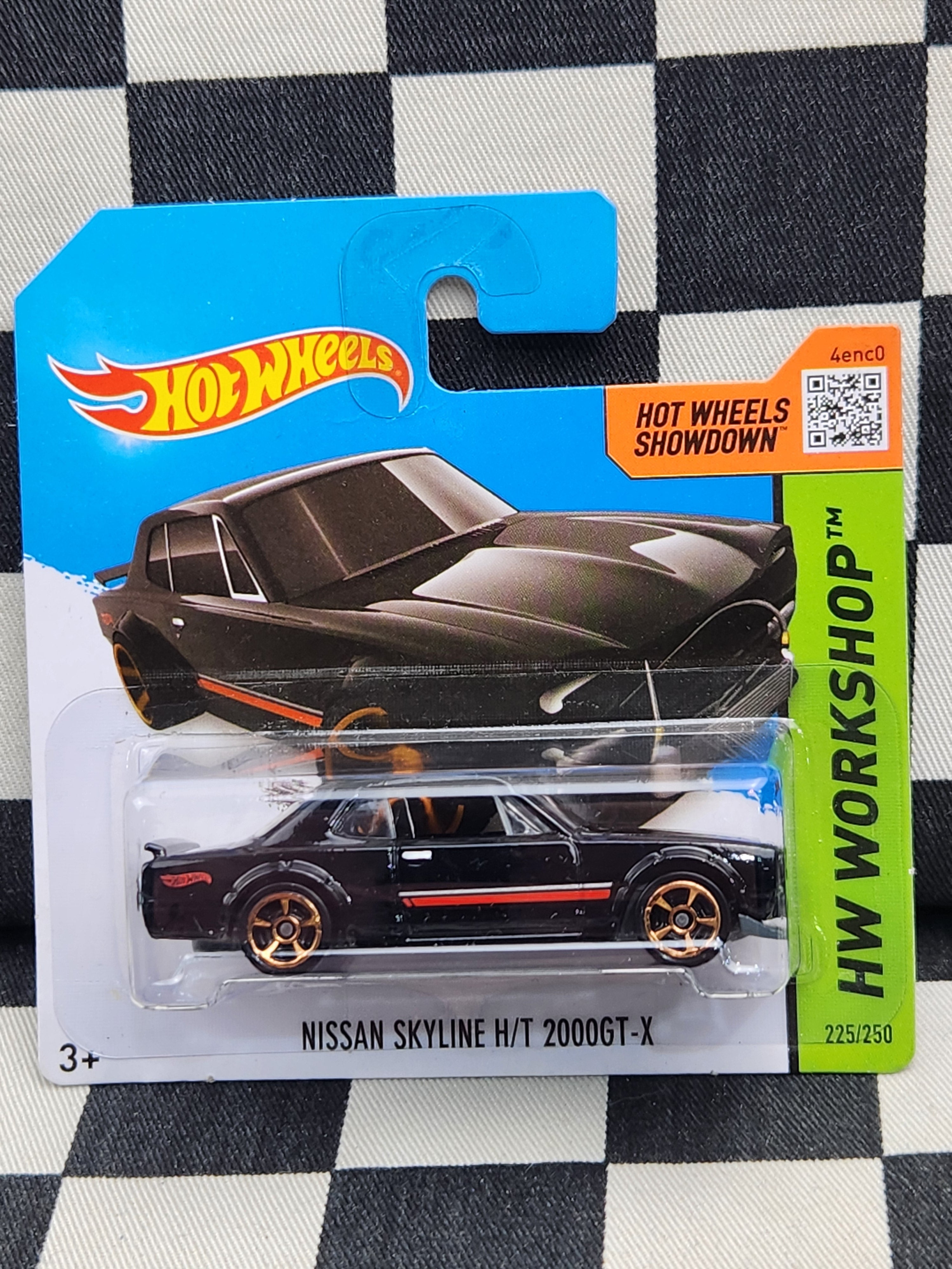 Hot Wheels 2014 Workshop Nissan Skyline H/T 2000 GT-X Black SC