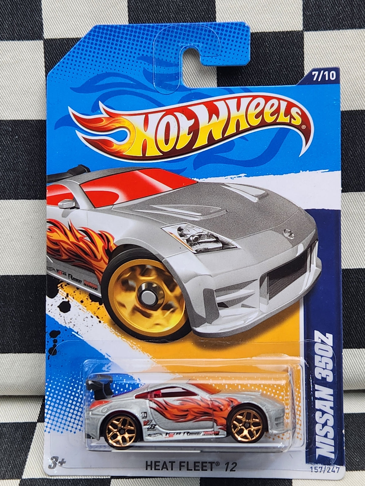 Hot Wheels 2012 Heat Fleet Nissan 350Z Silver