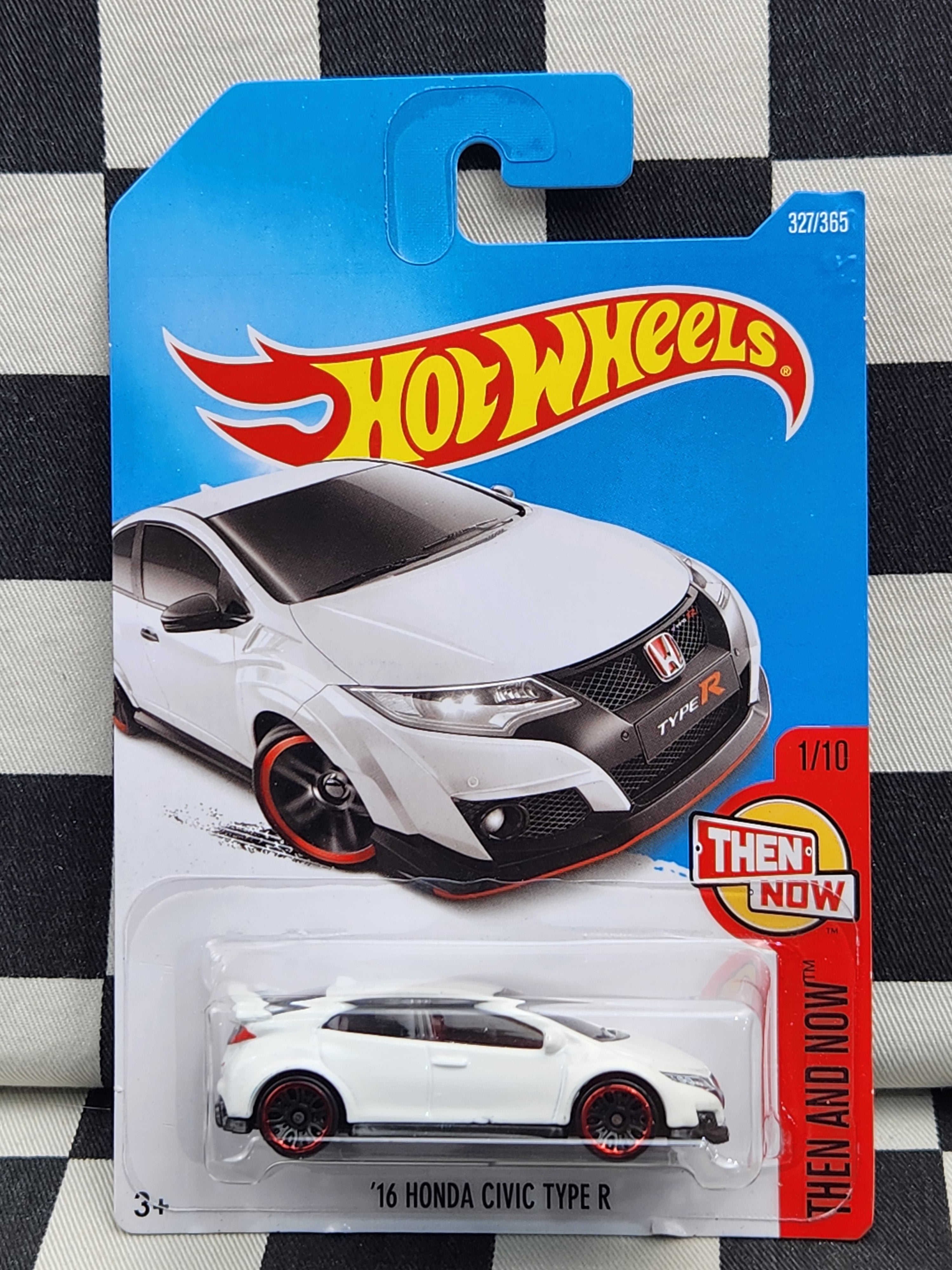 Hot Wheels 2018 Then And Now 16 Honda Civic Type R White