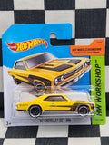 Hot Wheels 2014 Workshop 67 Chevelle SS 396 Yellow SC