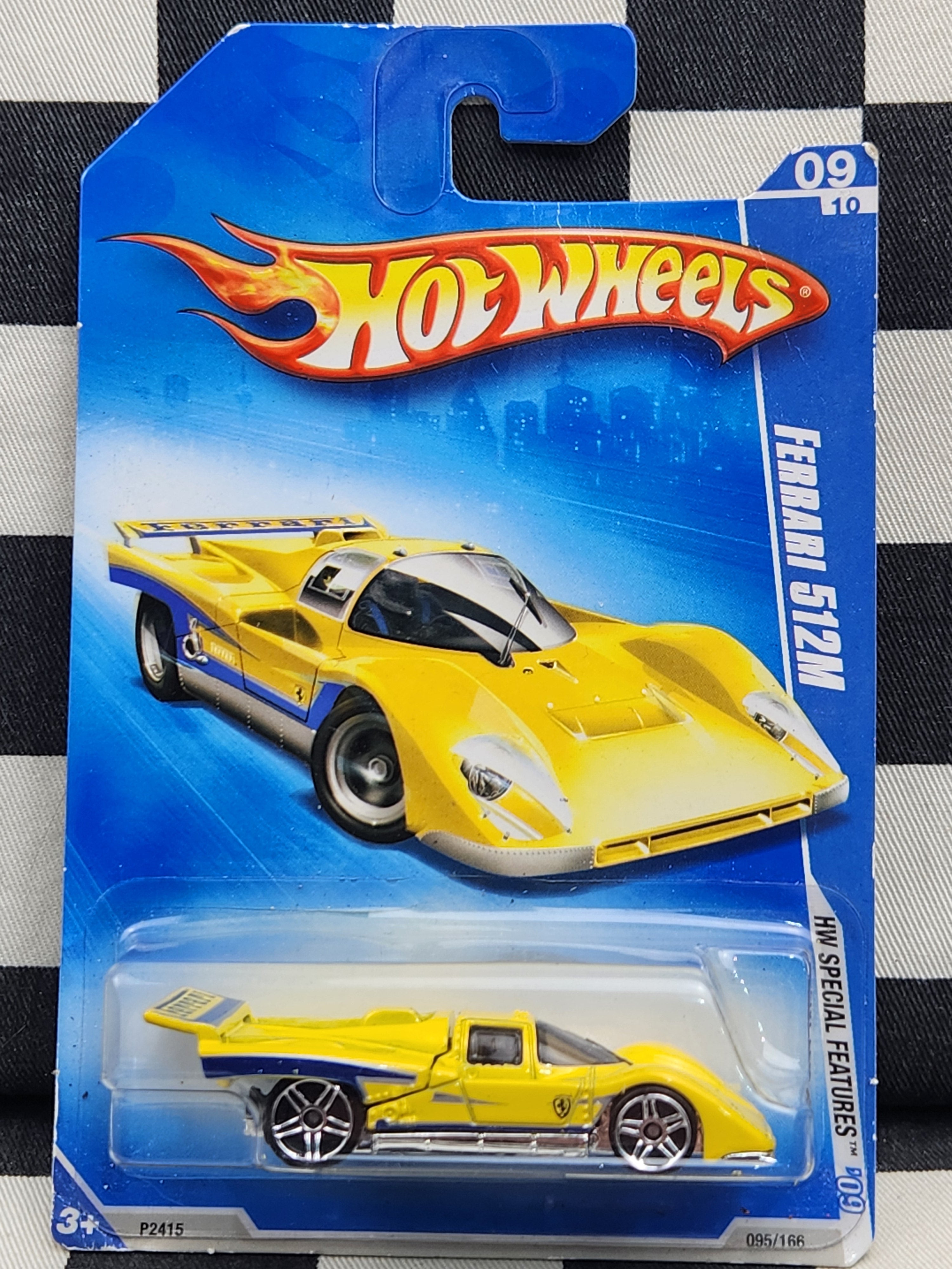 Hot Wheels 2009 Special Features Ferrari 512M Yellow