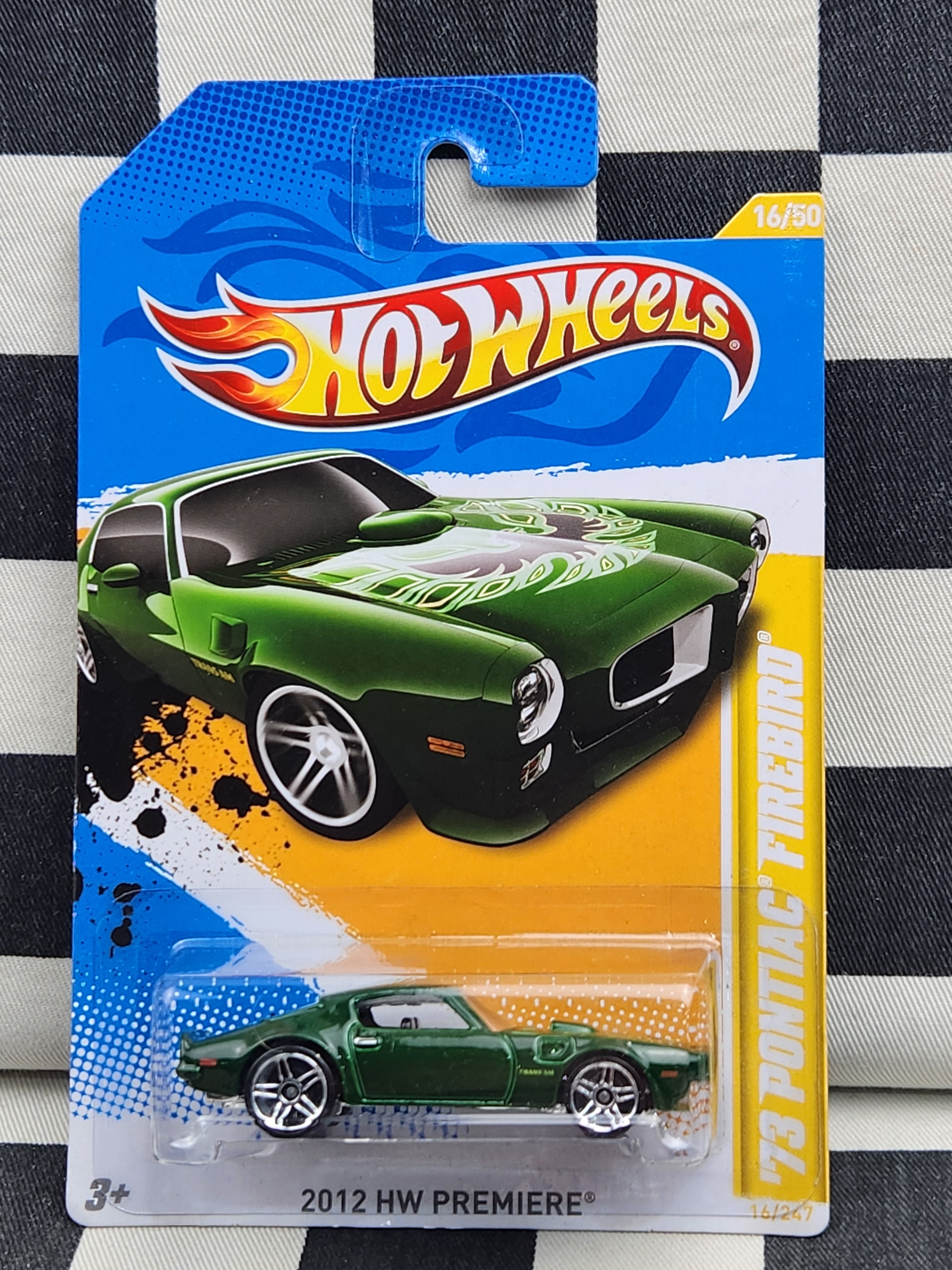 Hot Wheels 2012 First Edition 73 Pontiac Firebird Green