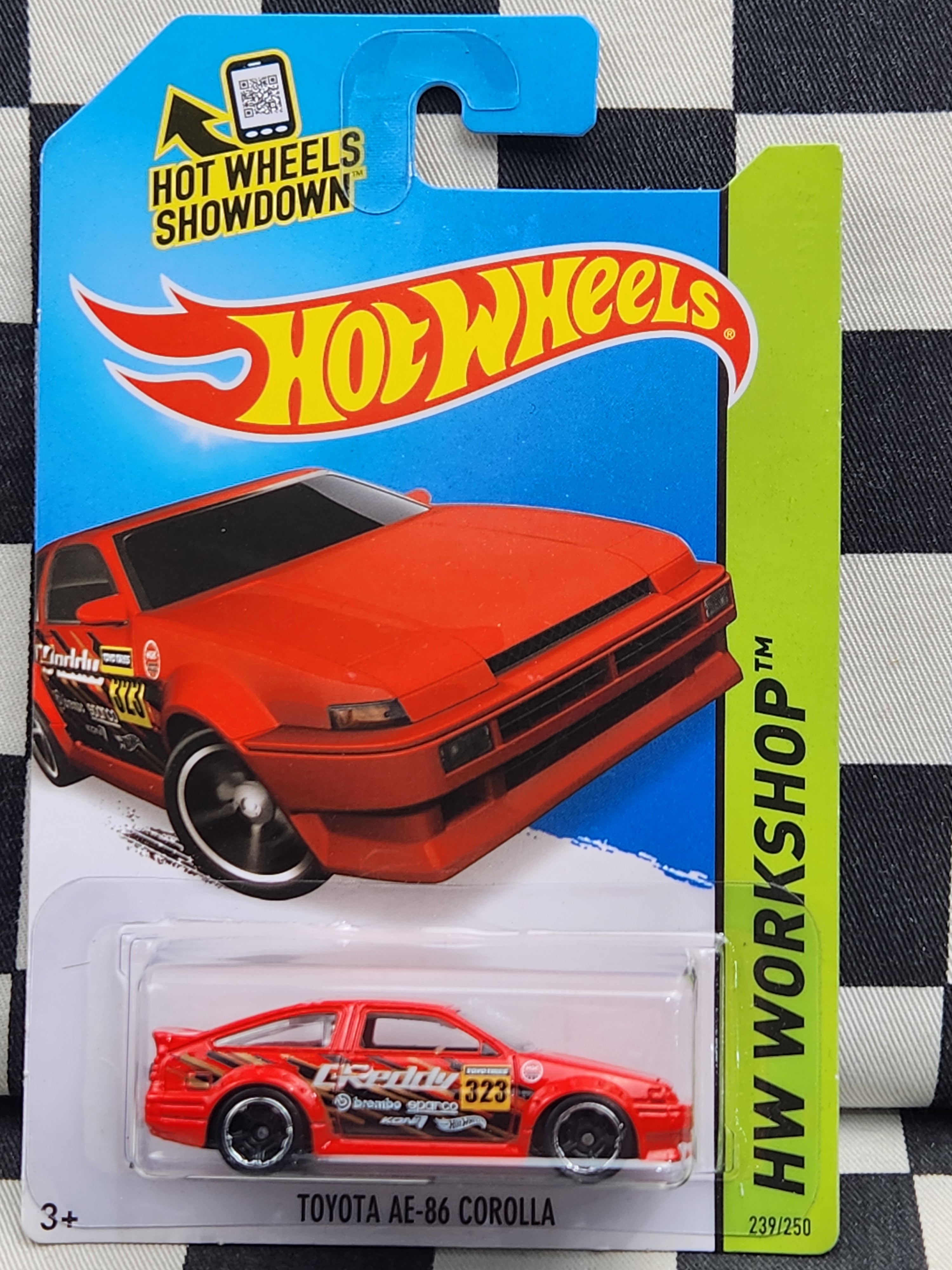 Hot Wheels 2014 Workshop Toyota AE86 Corolla Red