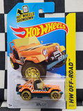 Hot Wheels 2014 Off Road Jeep CJ7 Orange