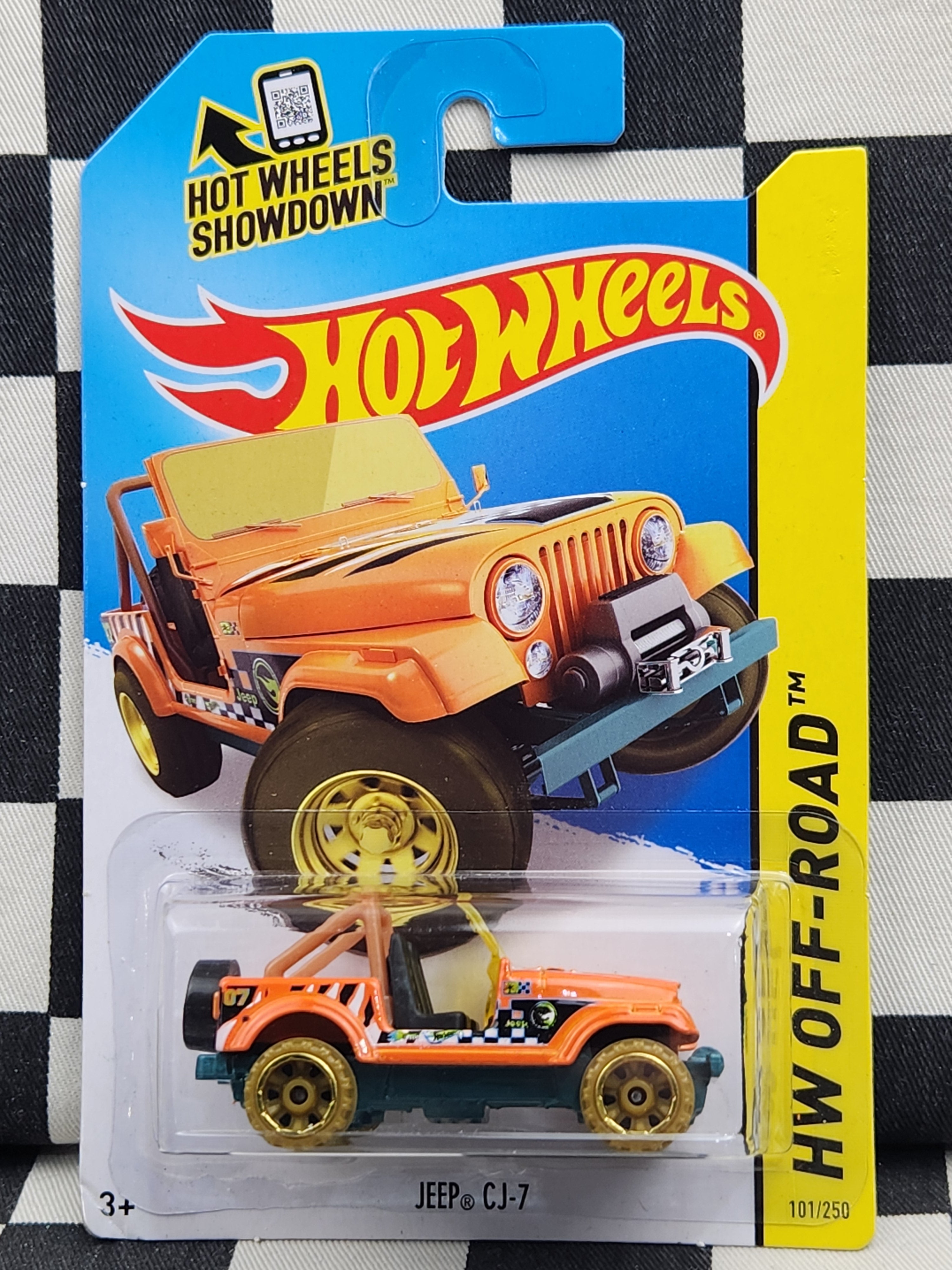 Hot Wheels 2014 Off Road Jeep CJ7 Orange