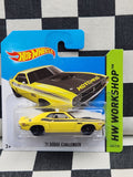 Hot Wheels 2014 Workshop 71 Dodge Challenger Yellow SC