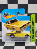 Hot Wheels 2014 Workshop 1974 Brazilian Dodge Charger Yellow SC