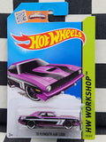 Hot Wheels 2014 Workshop 70 Plymouth AAR Cuda Purple