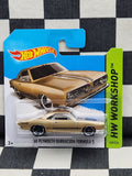 Hot Wheels 2014 Workshop 68 Plymouth Barracuda Formula S Gold SC
