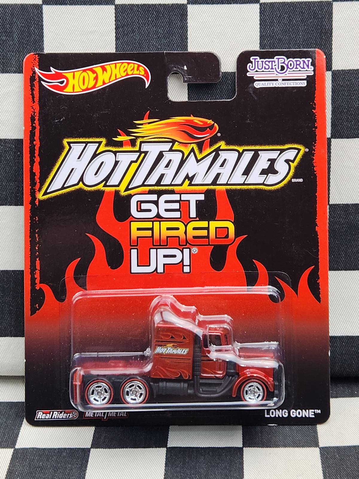 Hot Wheels Premium Hot Tamales Long Gone Semi Trailer Truck