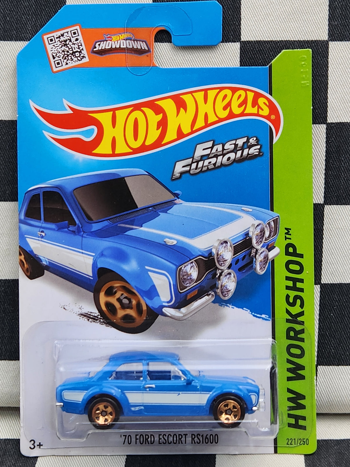 Hot Wheels 2014 Workshop Fast & Furious Mainline 70 Ford Escort RS1600