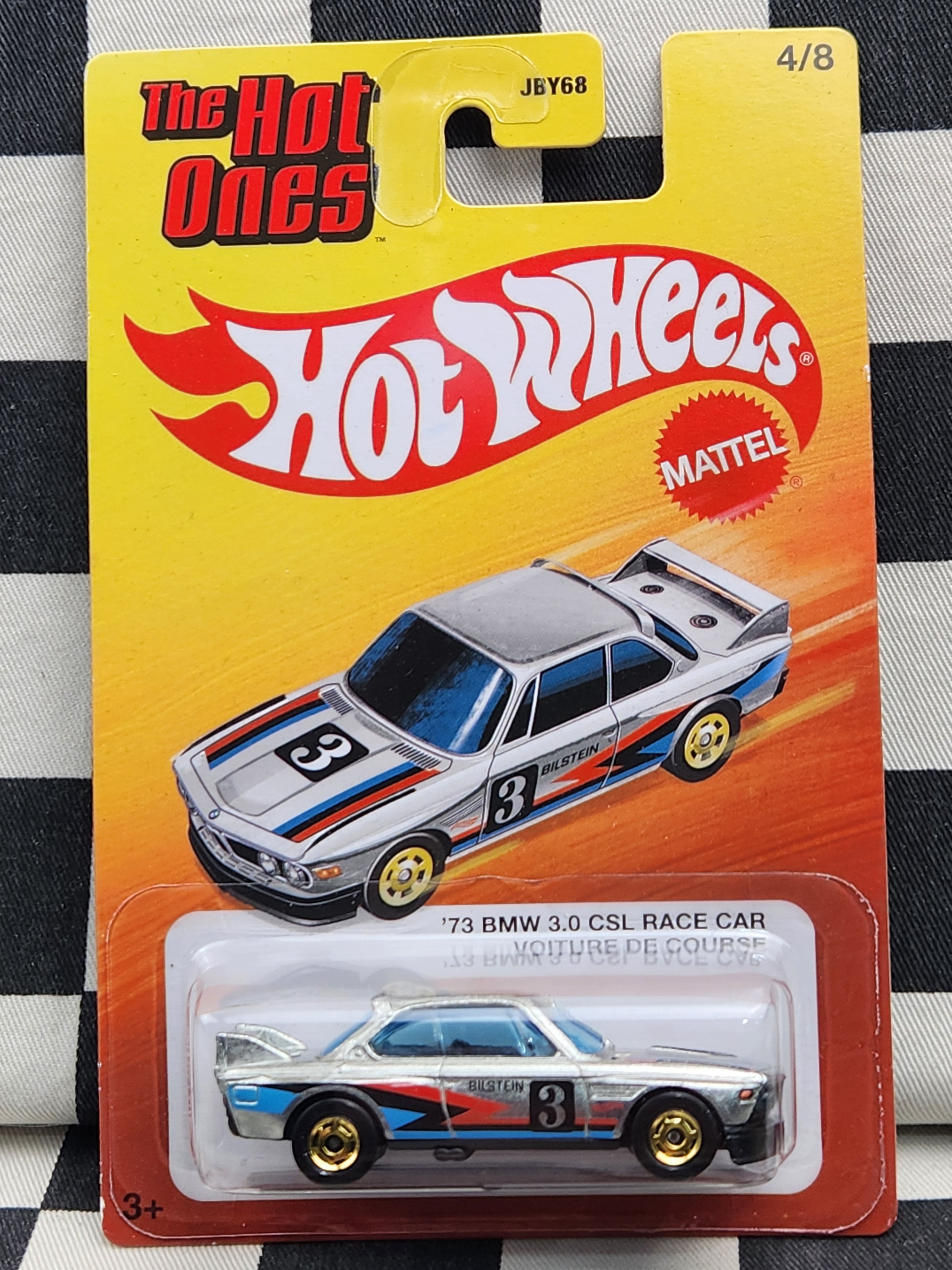 Hot Wheels The Hot Ones 73 BMW 3.0 CSL Race Car Zamac
