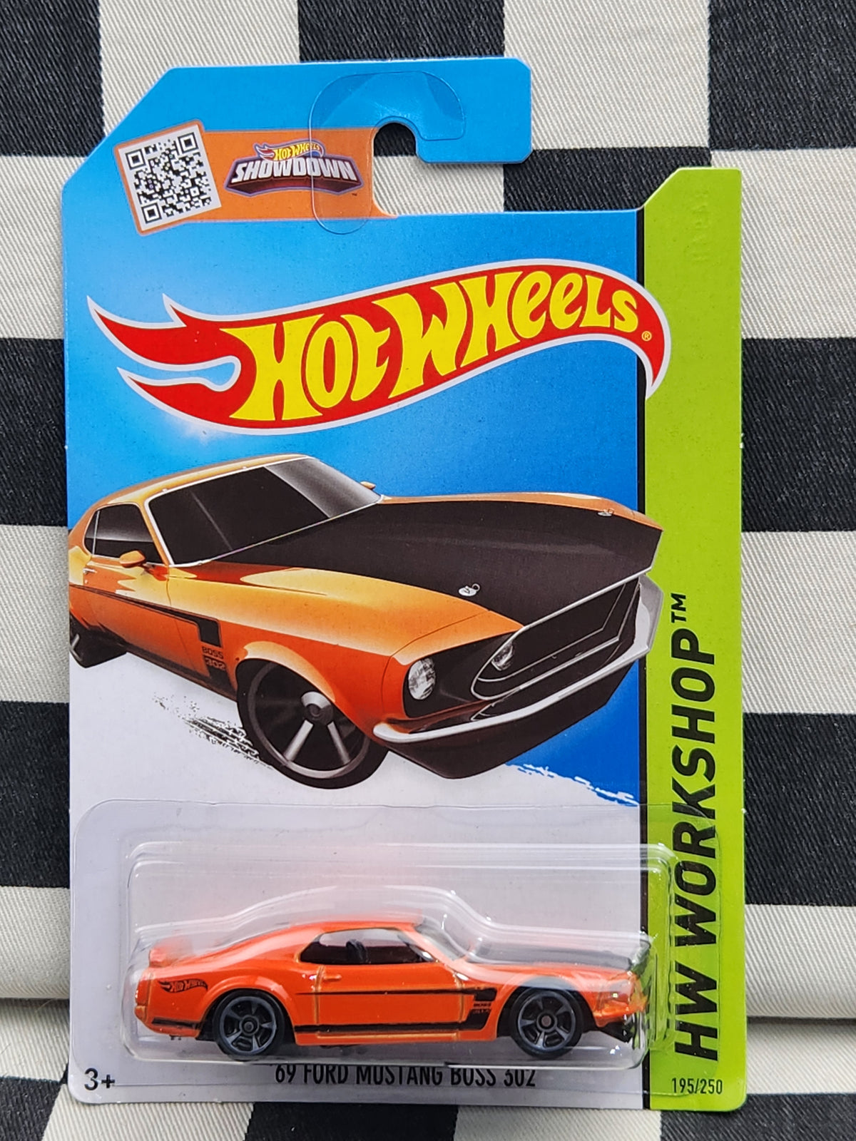 Hot Wheels 2014 Workshop 69 Ford Mustang Boss 302 Orange