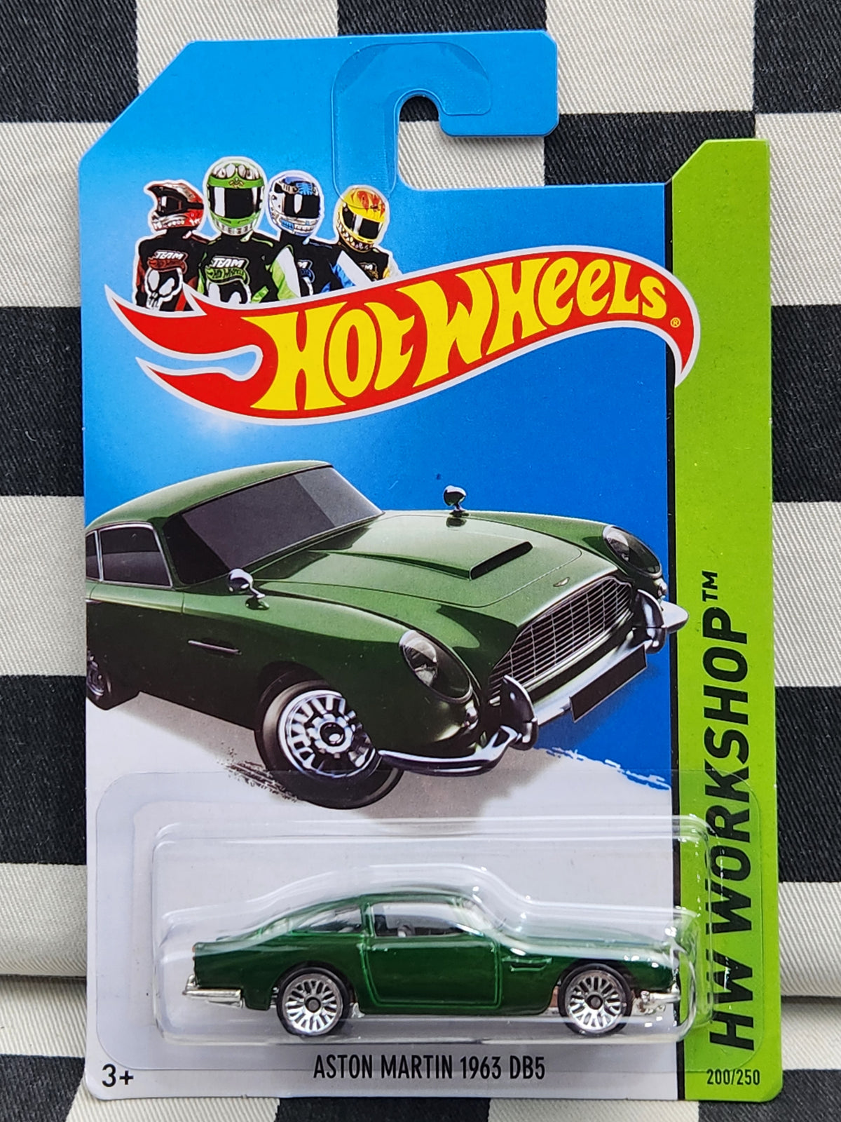Hot Wheels 2014 Workshop Aston Martin 1963 DB5 Green