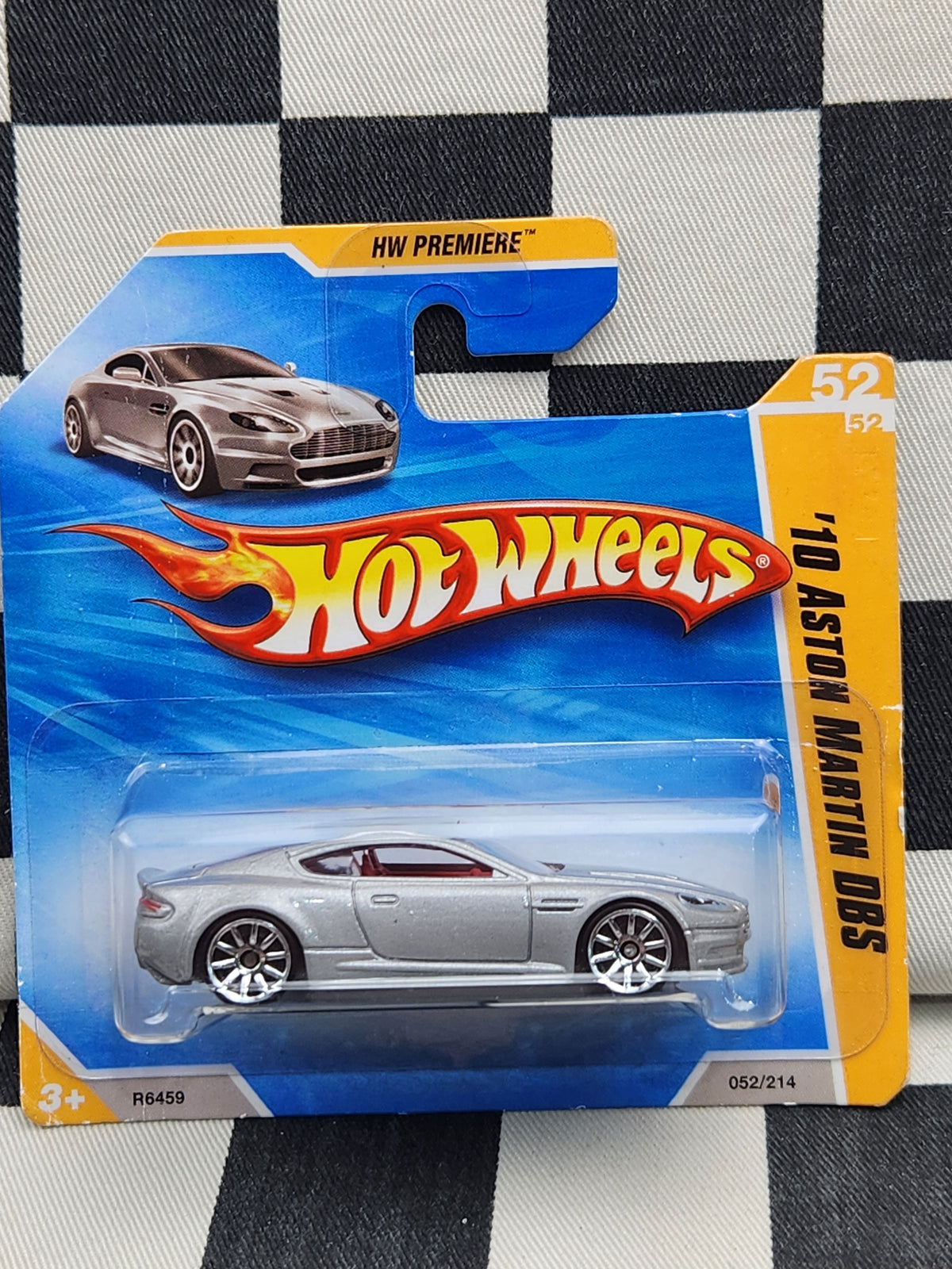 Hot Wheels 2010 First Edition Aston Martin DBS Silver SC