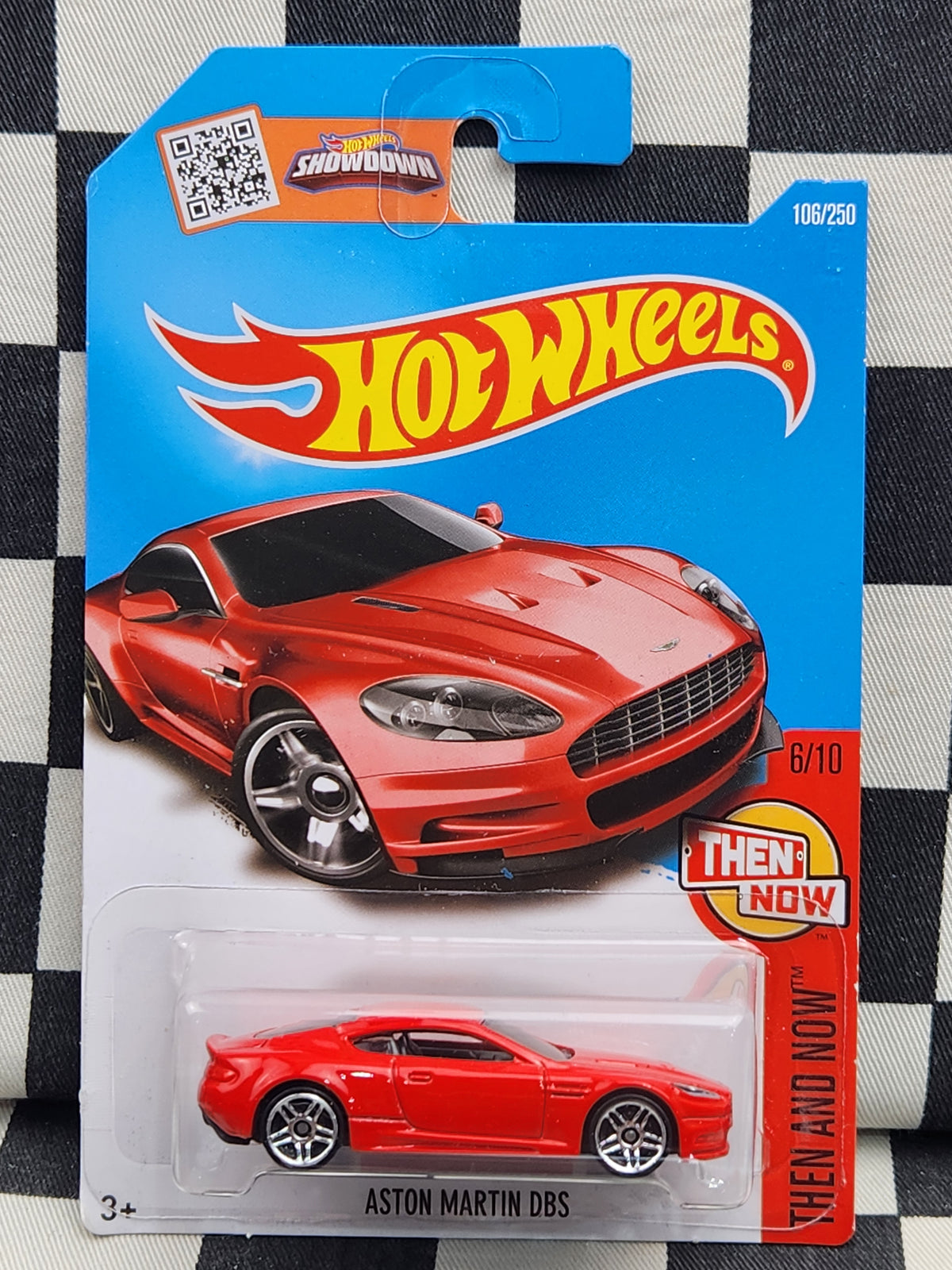 Hot Wheels 2016 Then & Now Aston Martin DBS Red