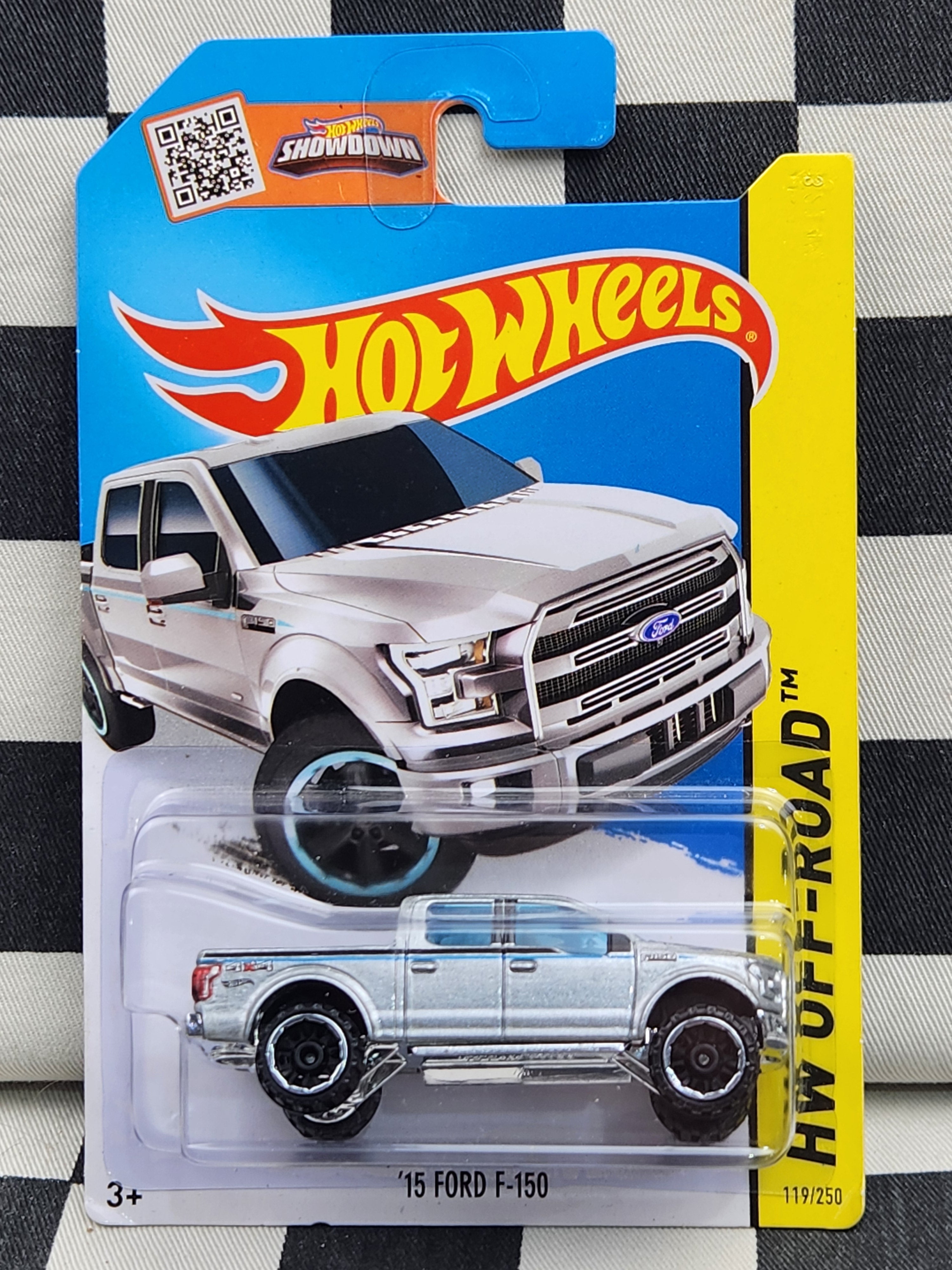 Hot Wheels 2014 Off Road 15 Ford F150 Silver
