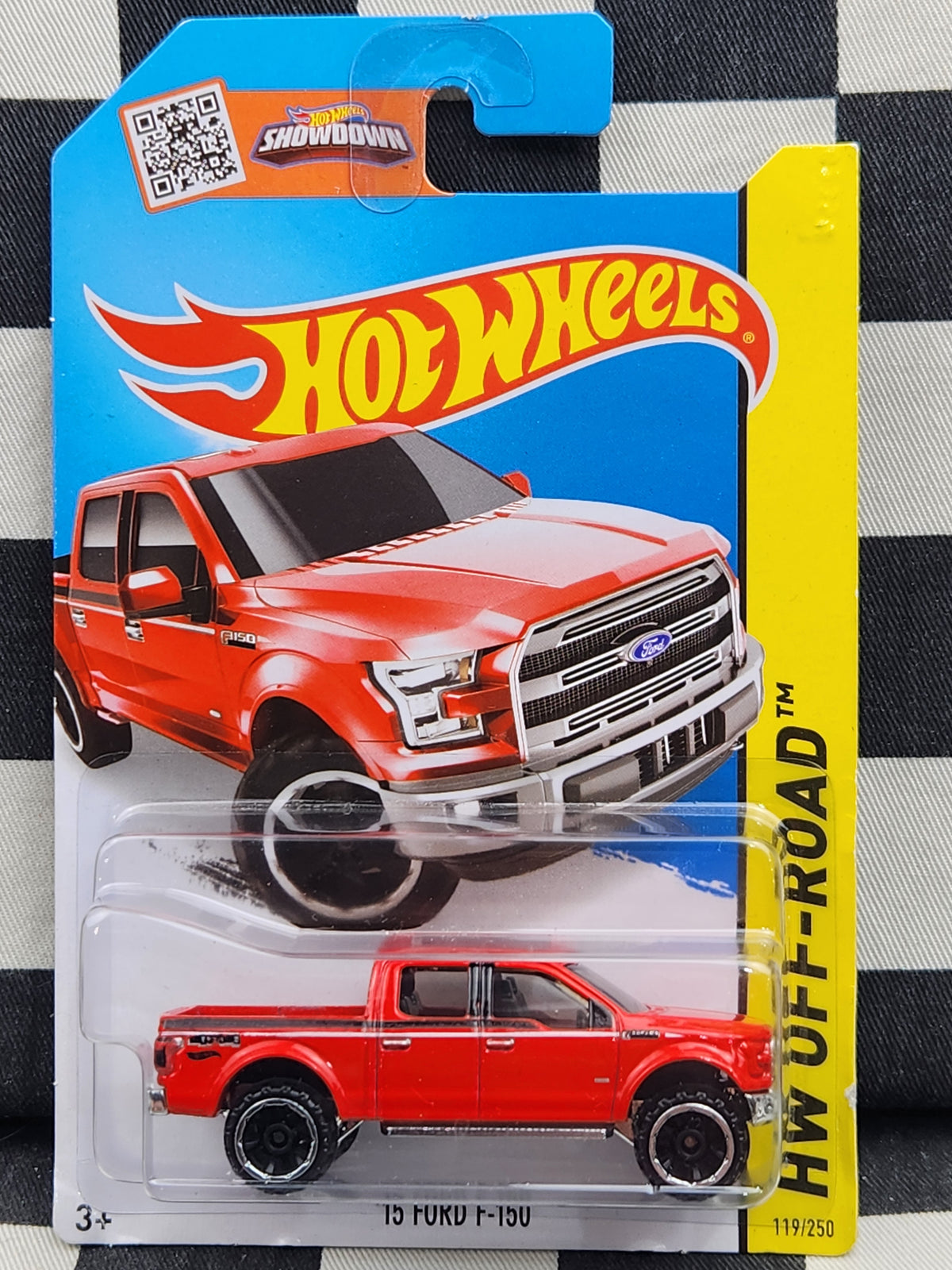 Hot Wheels 2014 Off Road 15 Ford F150 Red