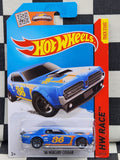 Hot Wheels 2014 Race 68 Mercury Cougar Blue