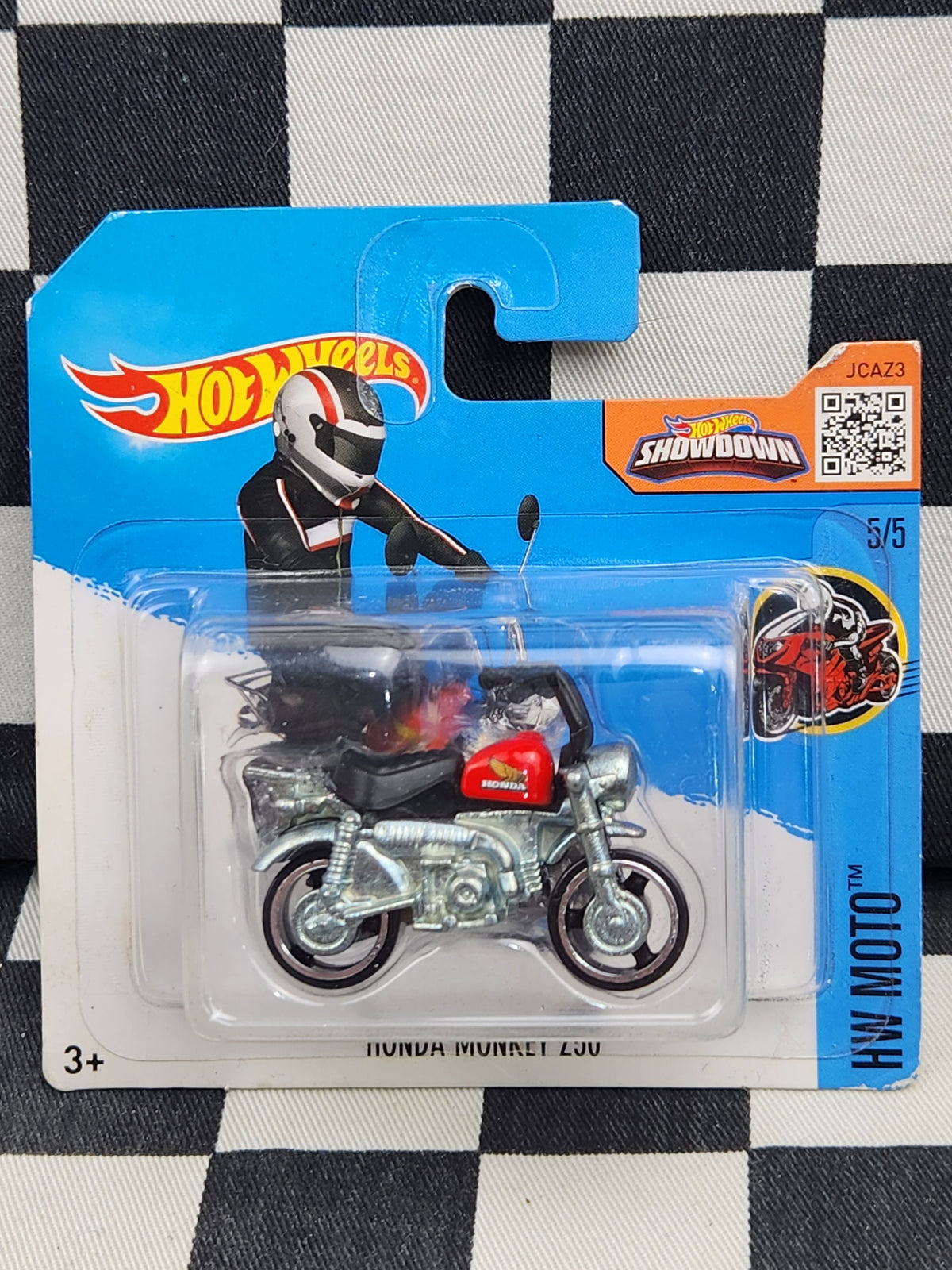 Hot Wheels 2016 Moto Honda Monkey Z50 Red SC