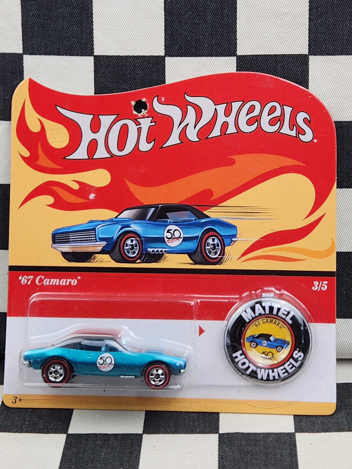 Hot Wheels 50th Anniversary Redline Cars Full Set 5 Mustang Barracuda Cougar Beetle Camaro