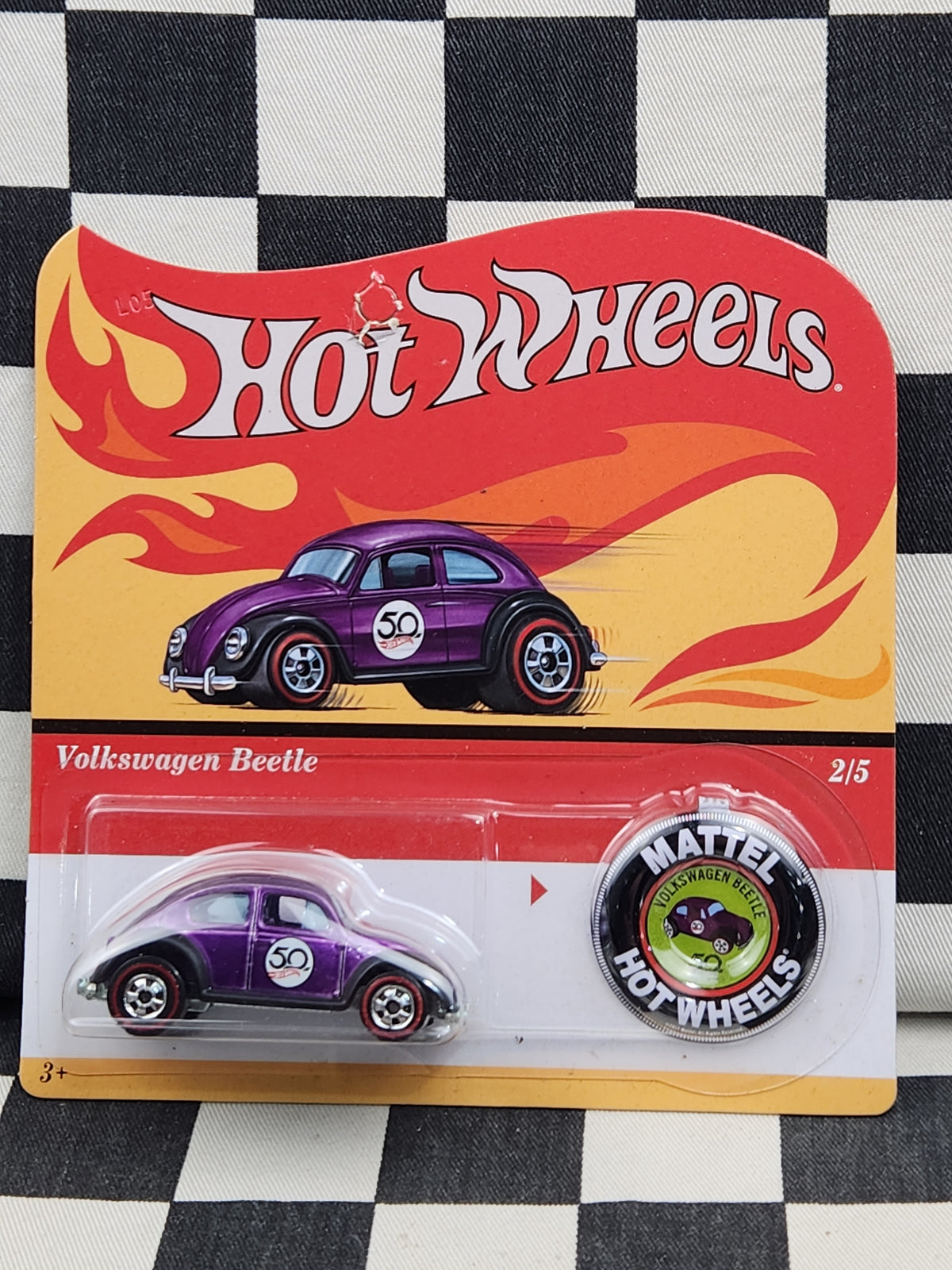 Hot Wheels 50th Anniversary Redline Cars Full Set 5 Mustang Barracuda Cougar Beetle Camaro