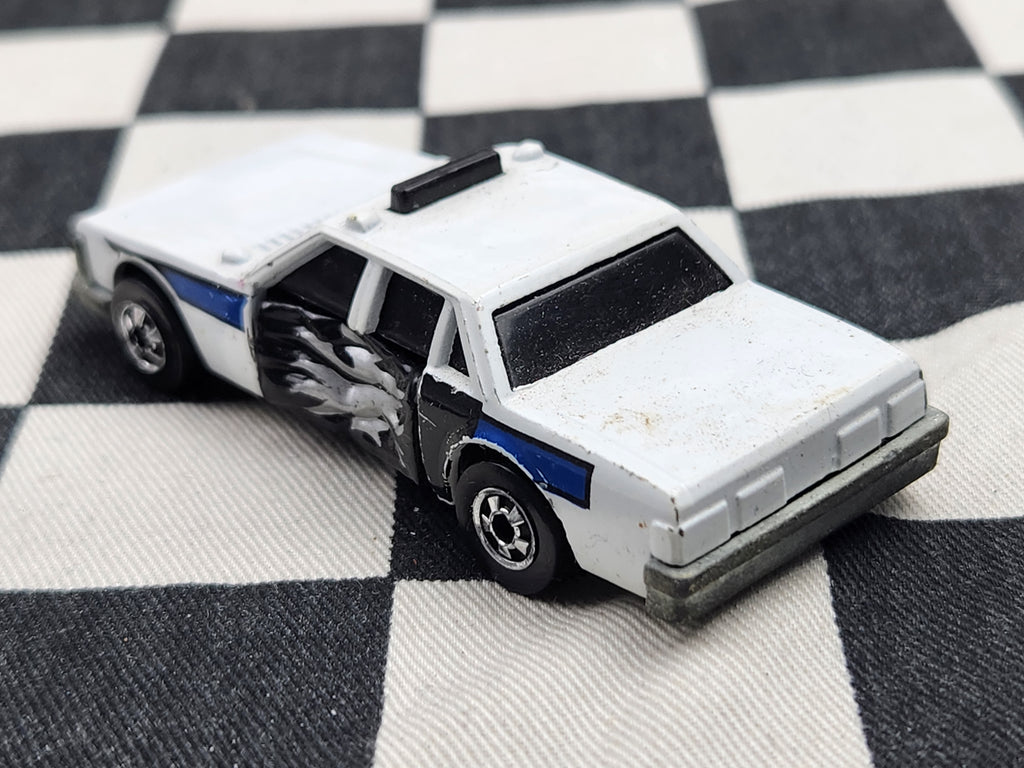 Vintage Loose Hot Wheels CRACK UP'S State Police Cruiser Crasher