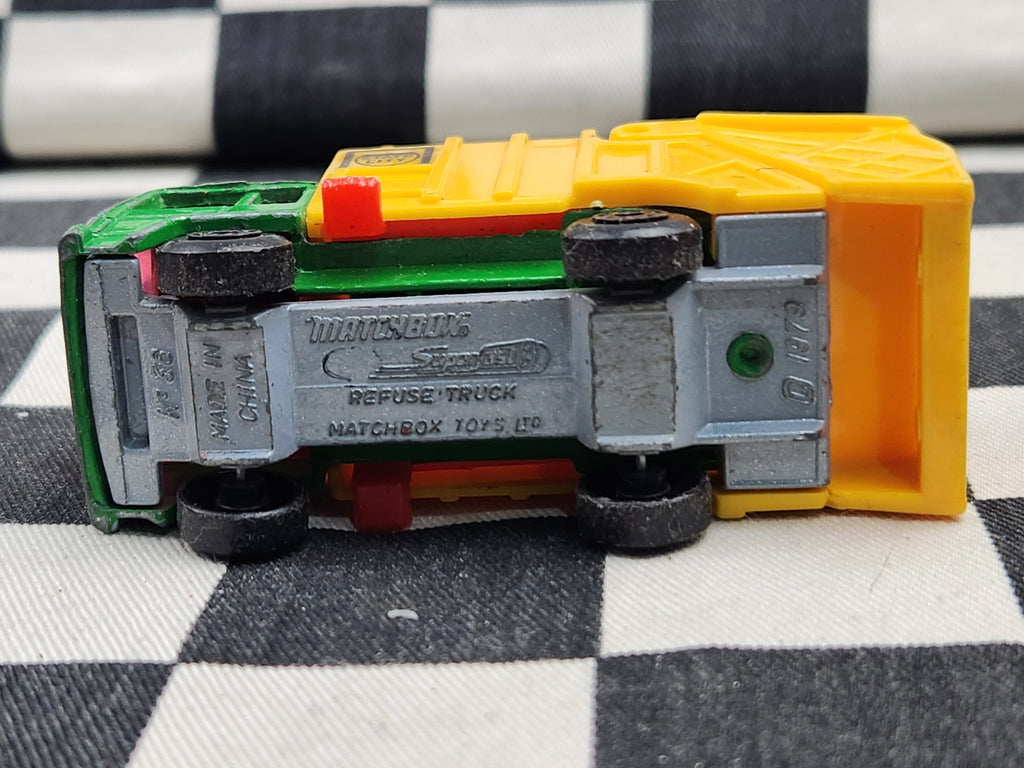 Vintage Loose Matchbox Superfast Refuse Truck