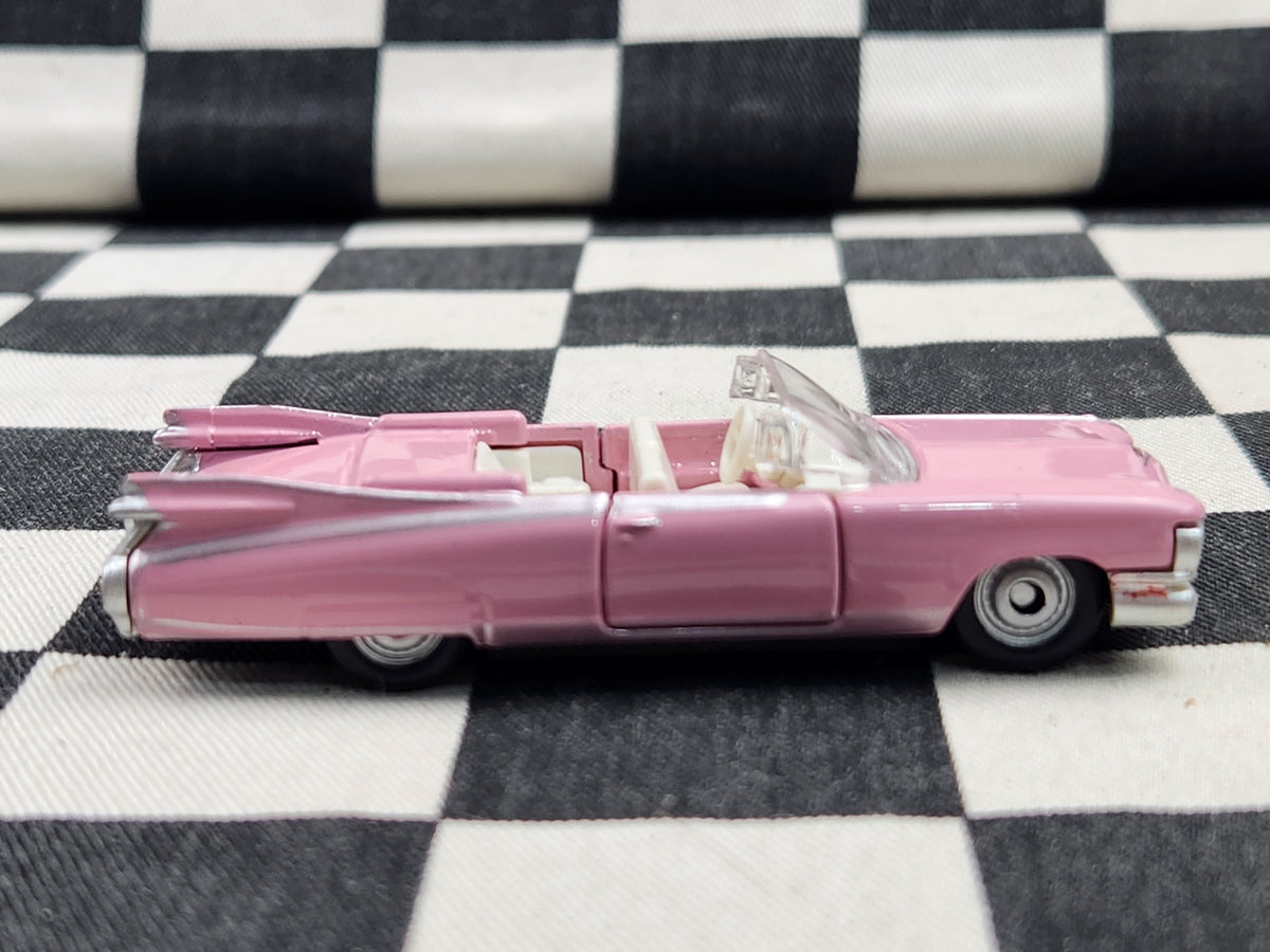 Loose Burago Pink 1959 Cadillac Eldorado Biarritz Convertible