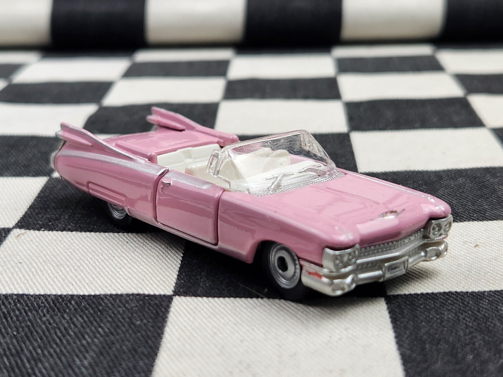 Loose Burago Pink 1959 Cadillac Eldorado Biarritz Convertible