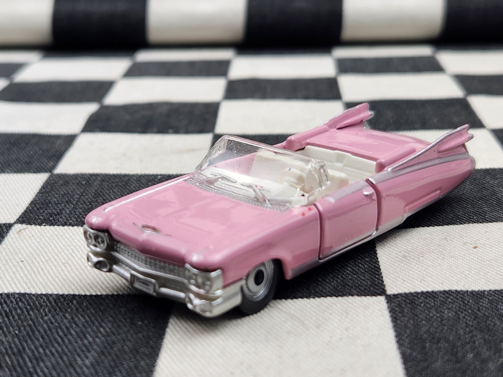 Loose Burago Pink 1959 Cadillac Eldorado Biarritz Convertible