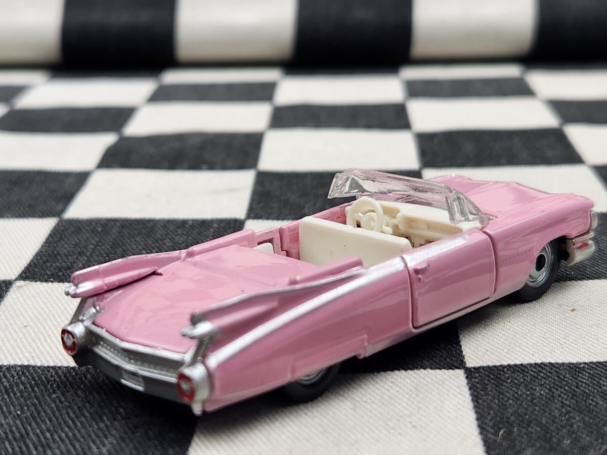 Loose Burago Pink 1959 Cadillac Eldorado Biarritz Convertible