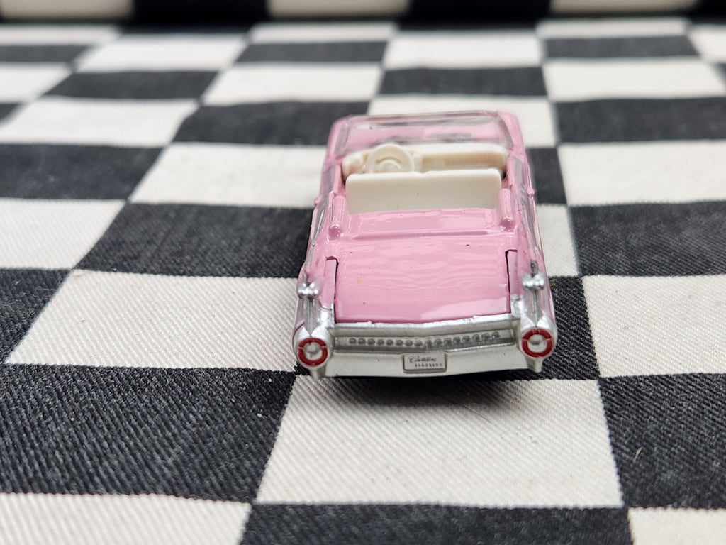 Loose Burago Pink 1959 Cadillac Eldorado Biarritz Convertible
