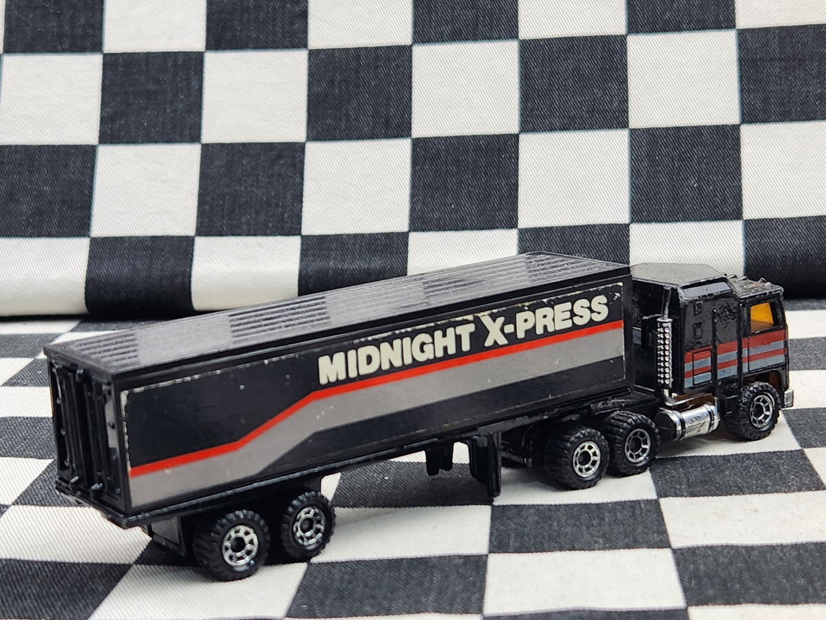 Vintage Loose Matchbox Convoy Midnight X-Press Kenworth Articulated Semi Trailer
