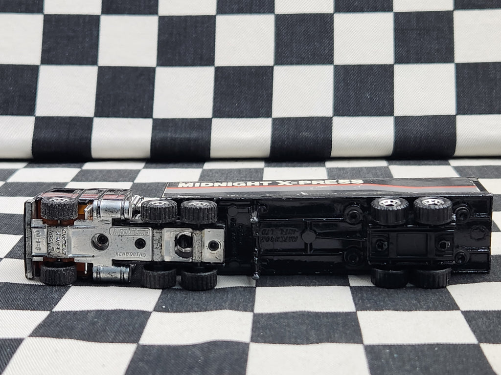 Vintage Loose Matchbox Convoy Midnight X-Press Kenworth Articulated Semi Trailer