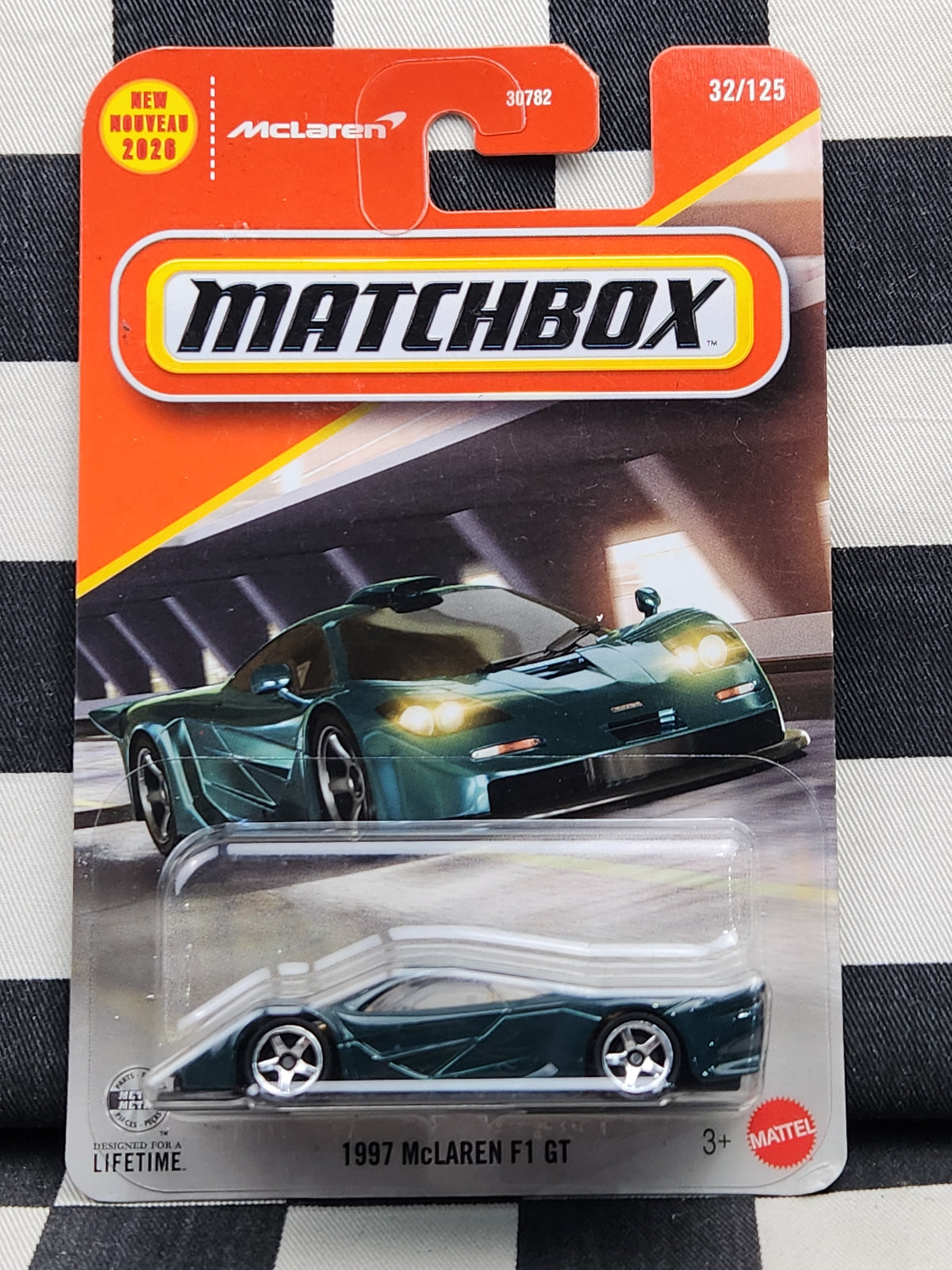 Matchbox 1997 McLaren F1 GT Green