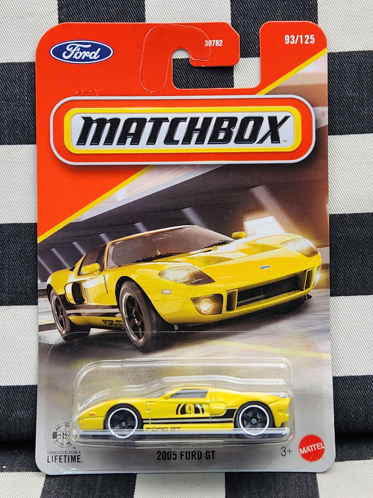Matchbox 2005 Ford GT Yellow