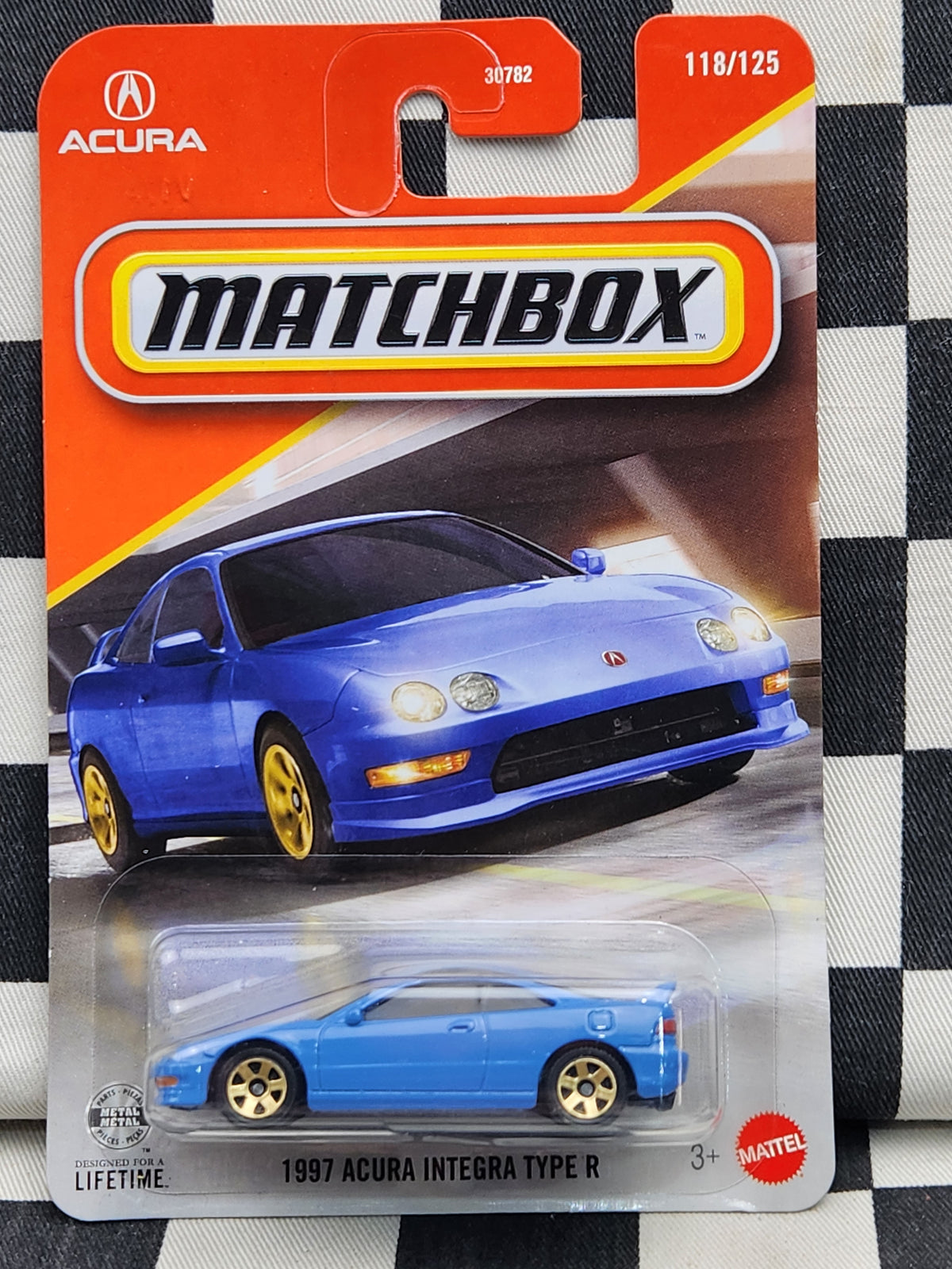 Matchbox 1997 Acura Integra Type R Blue