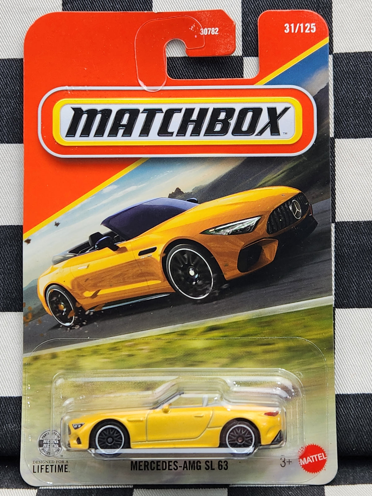 Matchbox Mercedes AMG SL 63 Yellow