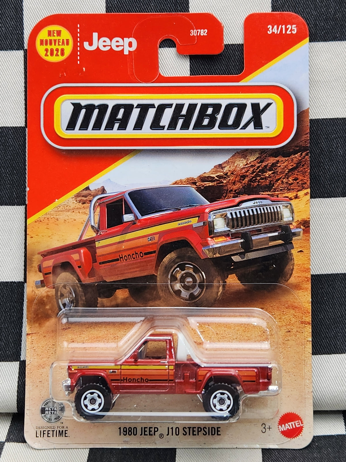 Matchbox 1980 Jeep J10 Stepside Red